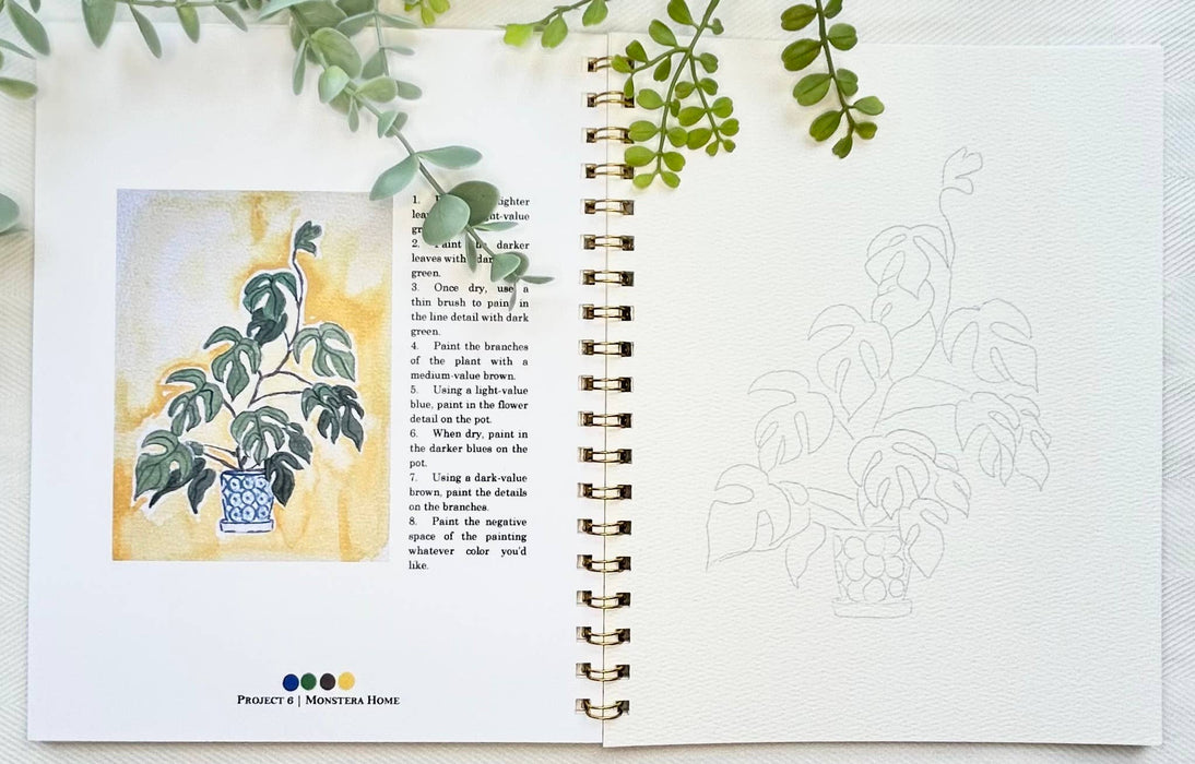 Botanical Watercolor Workbook