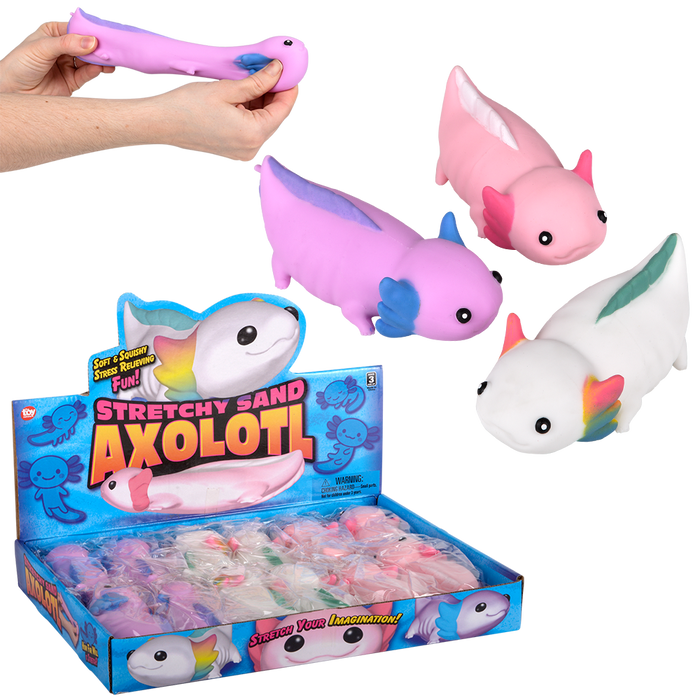 5" Stretchy Sand Axolotl