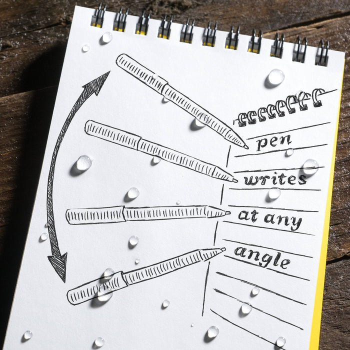 Rite in the Rain All-Weather Metal Clicker Pen, Dark Tan