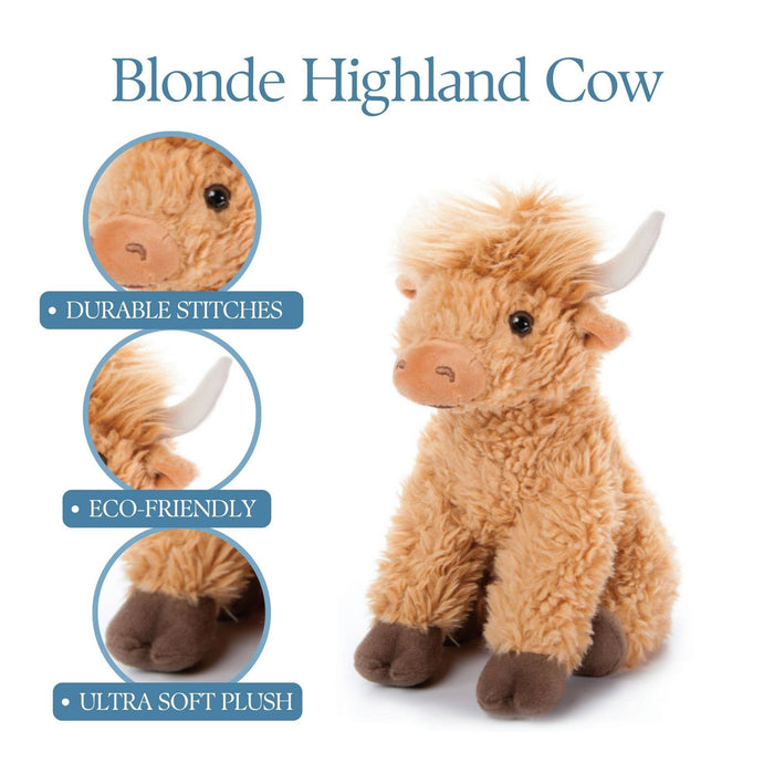 12" Highland Cow Blonde