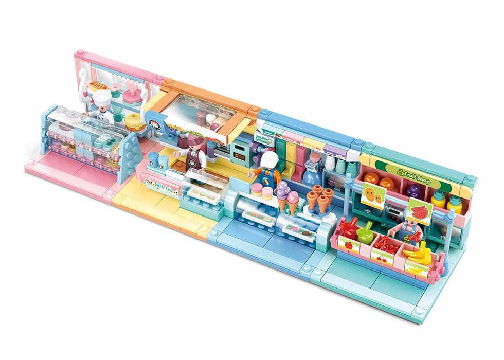 Food Shop Building Brick Set