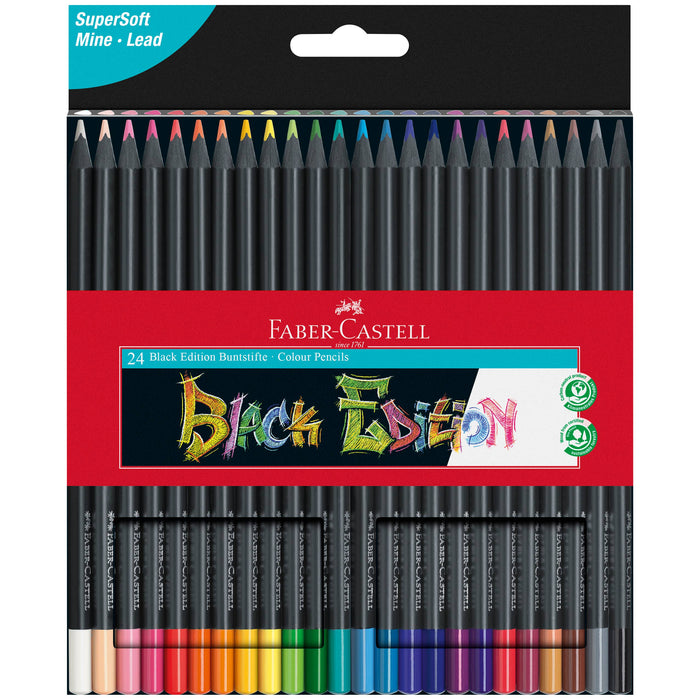 24 Black Edition Colored Pencils
