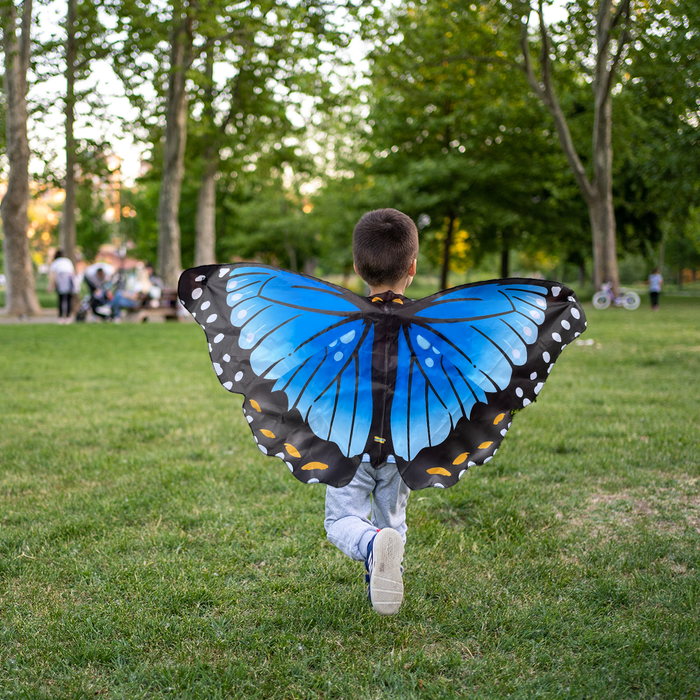 Blue Morpho Dress-Up Butterfly Wings