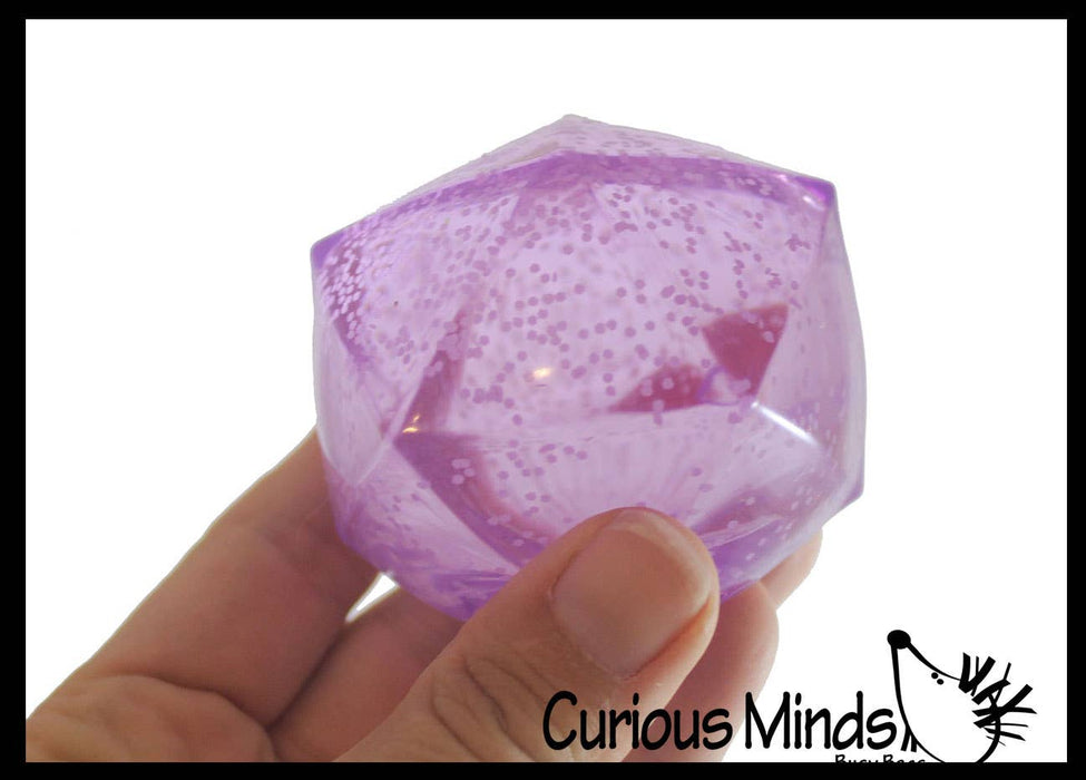 Polyhedron Diamond Shaped Ball - Glow in the Dark