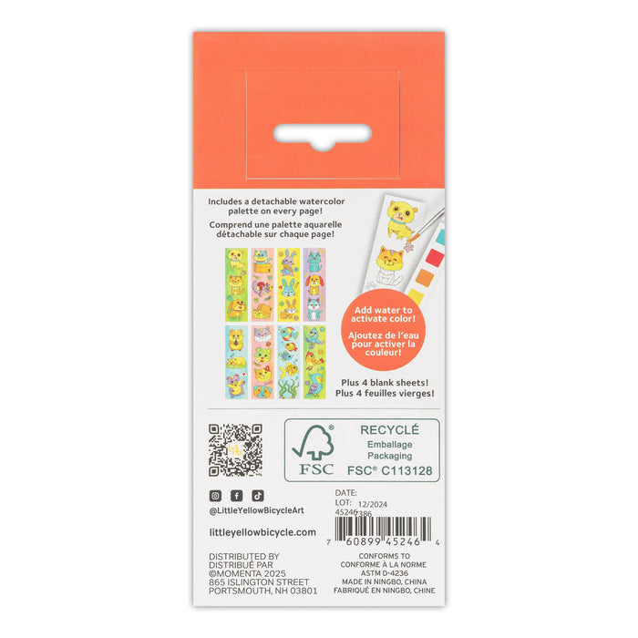 Pets Watercolor Bookmarks