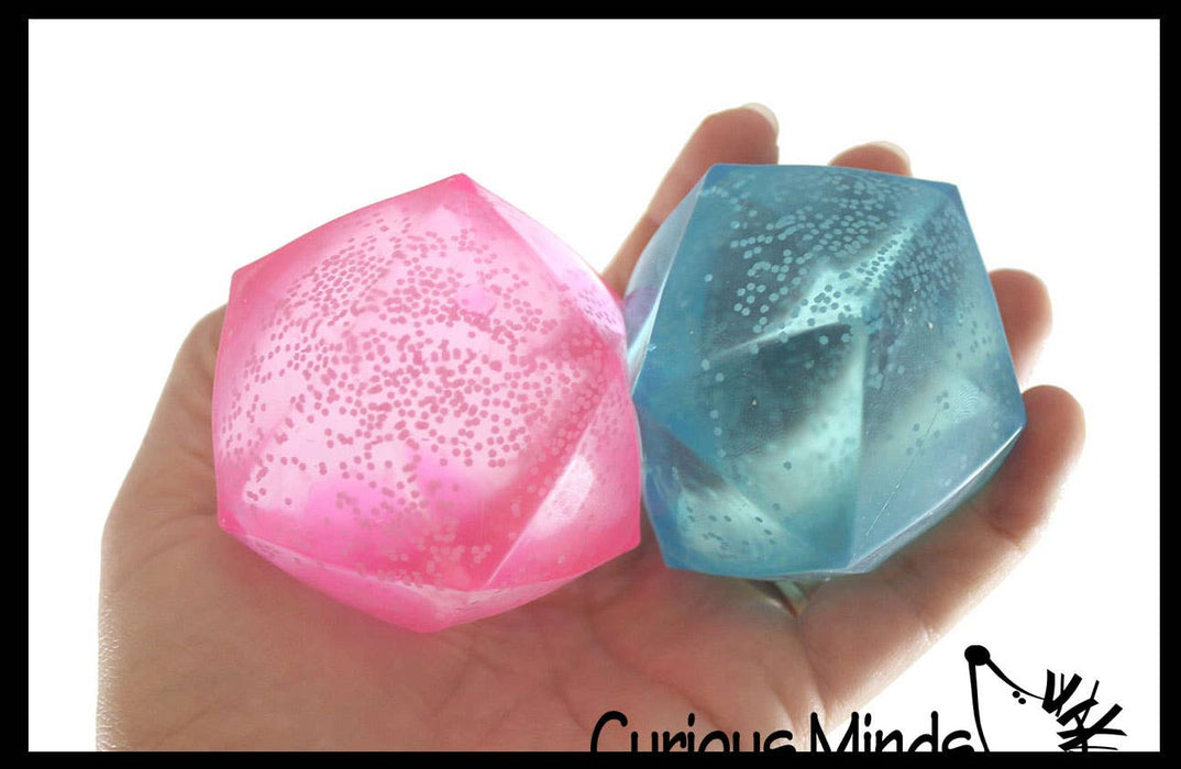 Polyhedron Diamond Shaped Ball - Glow in the Dark