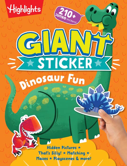 Dinosaur Fun Giant Sticker