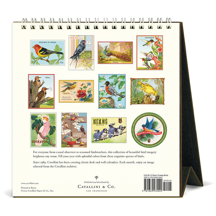 Birds Desk Calendar