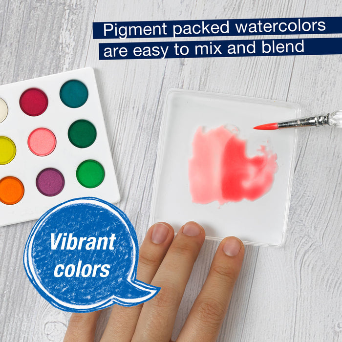 Tropical Watercolor Paint by Number Wall Decor