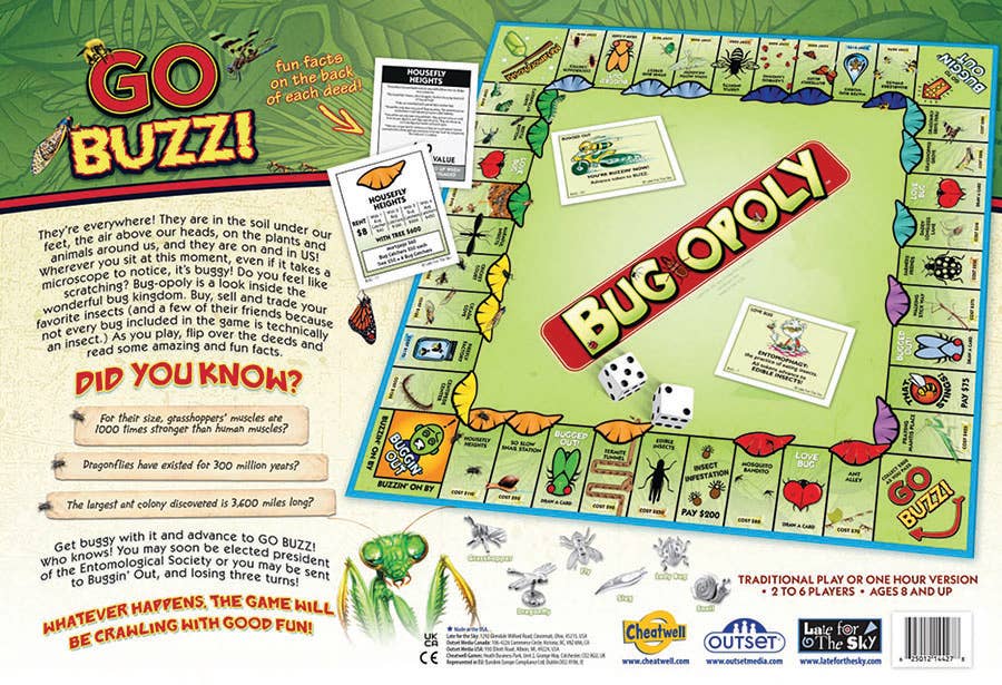 Bug-Opoly Board Game