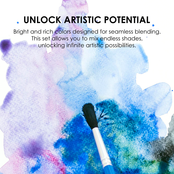 Ocean Watercolor Pocket Set & Brush