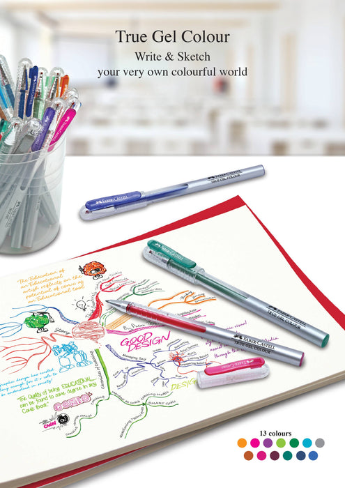 True Gel Pens, Wallet of 6
