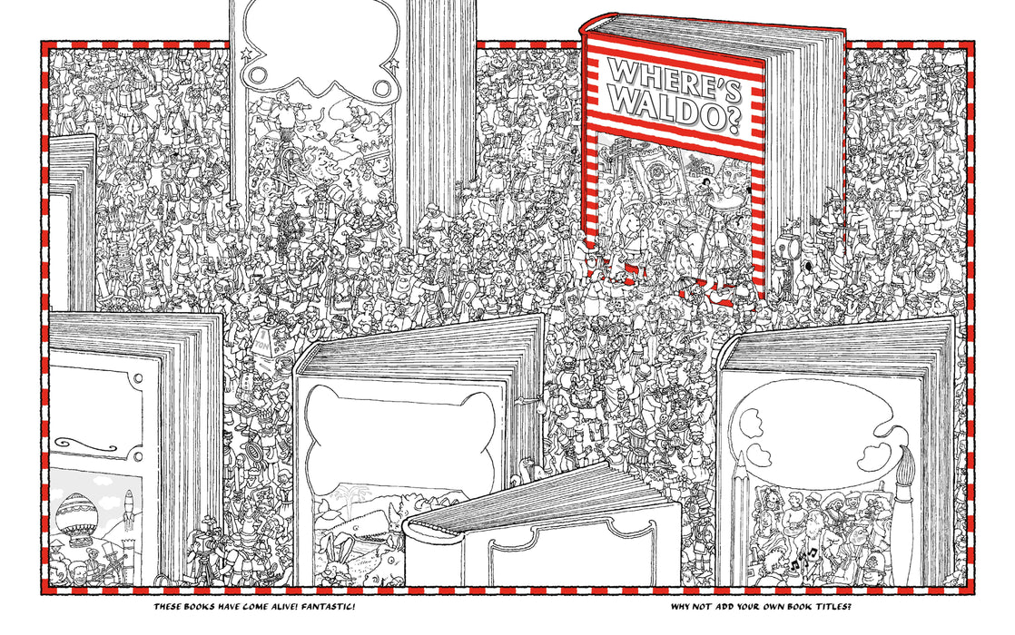 Where's Waldo? Coloring Book