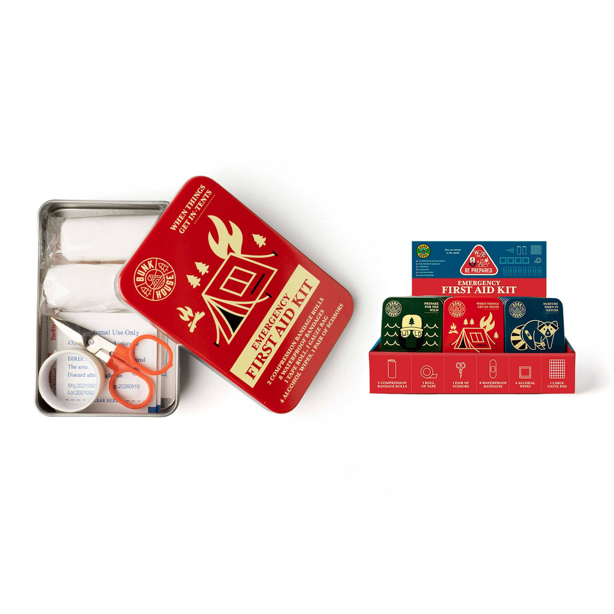 Emergency First Aid Tin — Nature's Workshop Plus