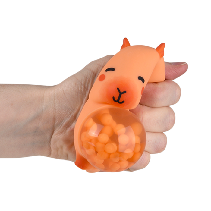 3.5" Squeezy Bead Capybara