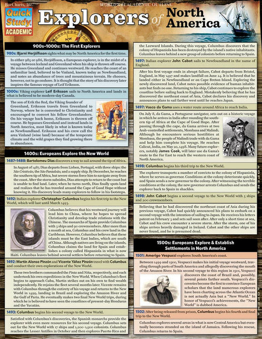 Explorers of North America Guide