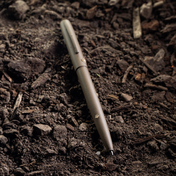 Rite in the Rain All-Weather Metal Clicker Pen, Dark Tan