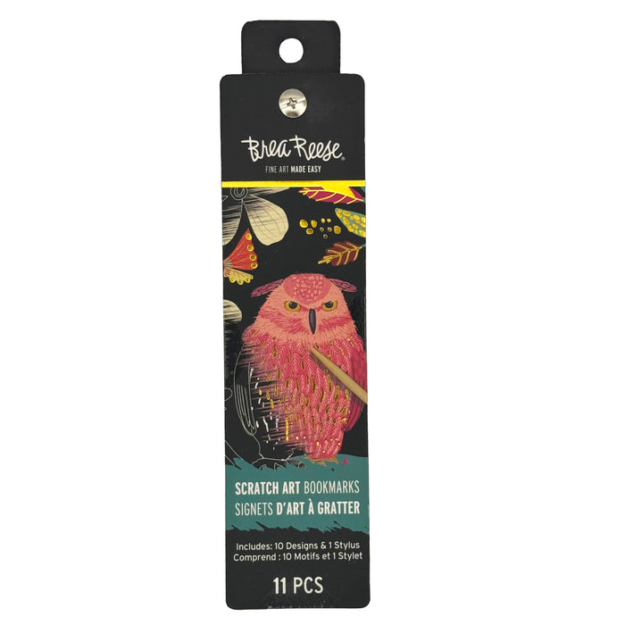Owl Scratch Bookmark