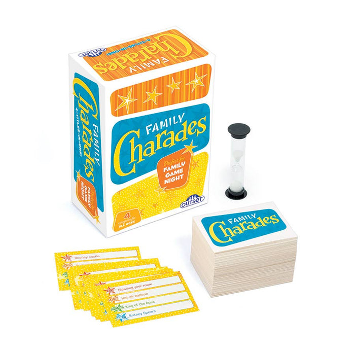 Family Charades Retro Design