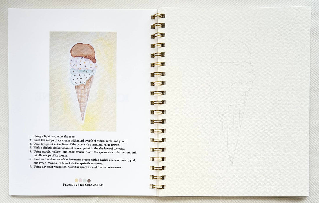 The Sweet Shop Watercolor Workbook