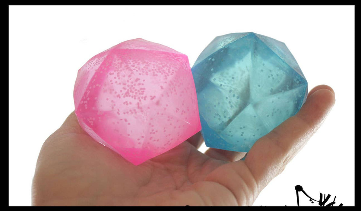 Polyhedron Diamond Shaped Ball - Glow in the Dark