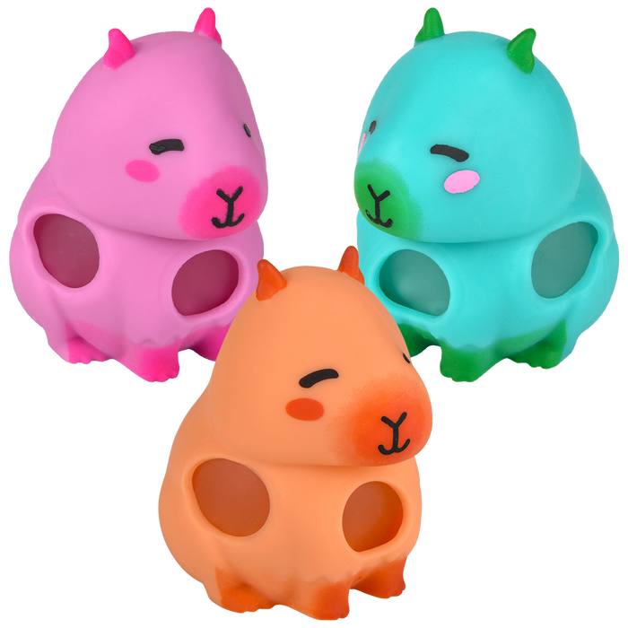 3.5" Squeezy Bead Capybara