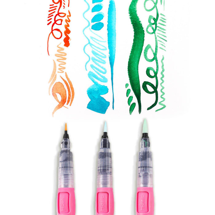 Water Brush Pen Set Of 3