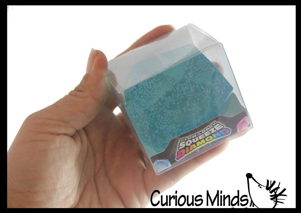 Polyhedron Diamond Shaped Ball - Glow in the Dark