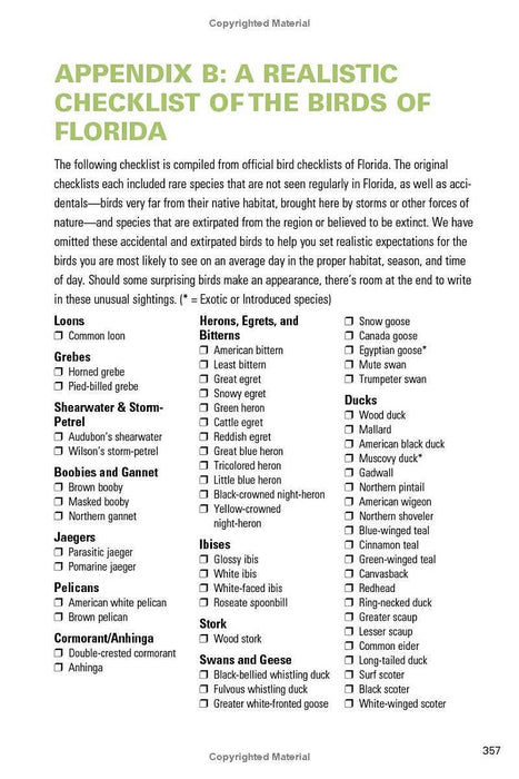 Birding Florida: Falcon Guide