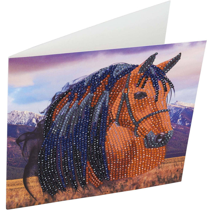 Crystal Art Card Kit: Horse
