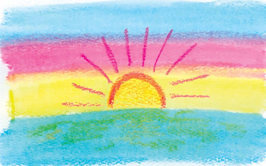 6 Neon Chunky Gel Crayons