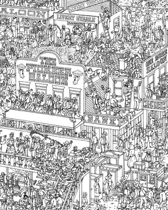Where's Waldo? Coloring Book