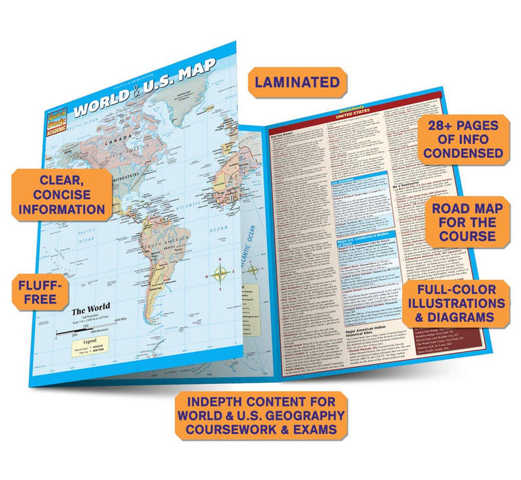 World & U.S. Map Reference Guide