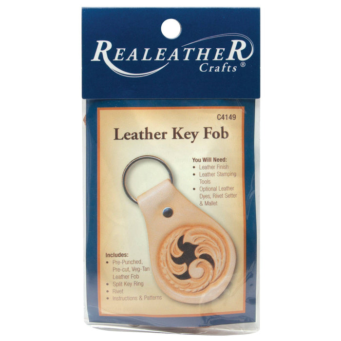 Leather Key Fob - Plain