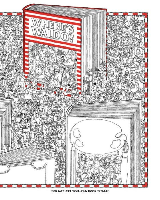 Where's Waldo? Coloring Book