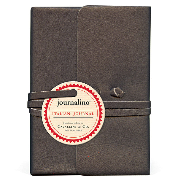 Charcoal Sm Leather Journal