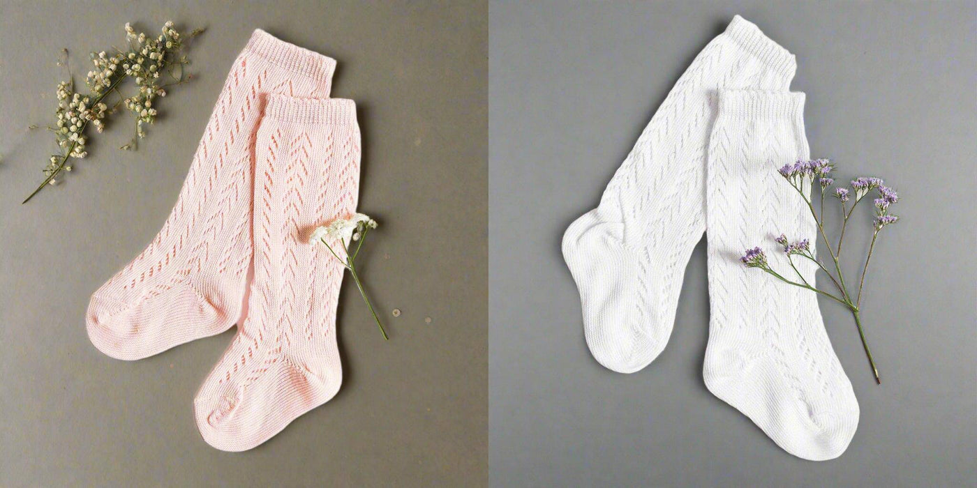 LLB Crochet Knee High Socks (2 pairs in each order)