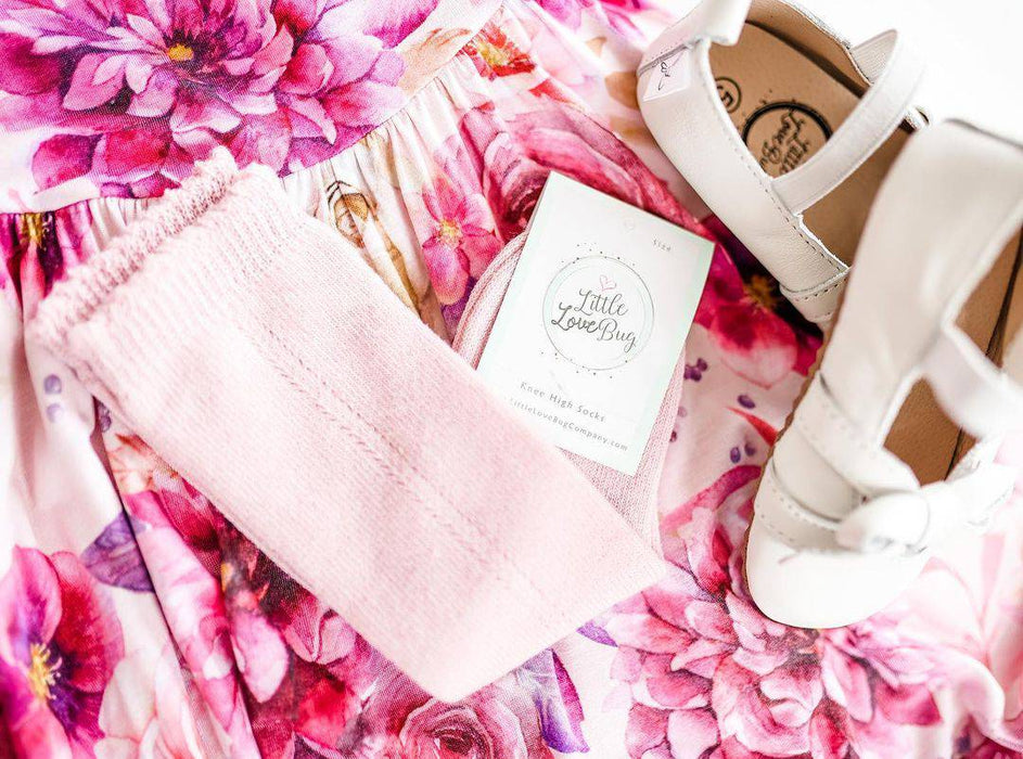 LLB Eyelet Knee High Socks (2 pairs in each order)