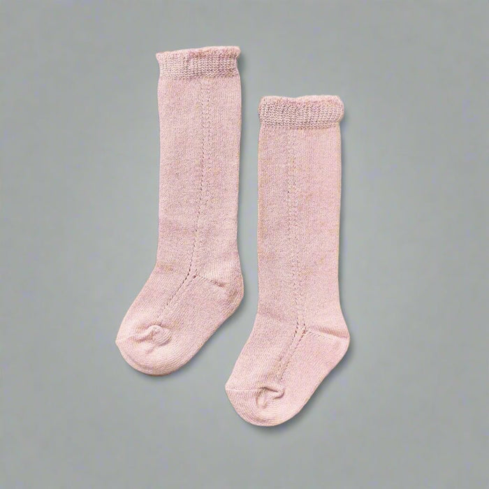 LLB Eyelet Knee High Socks (2 pairs in each order)