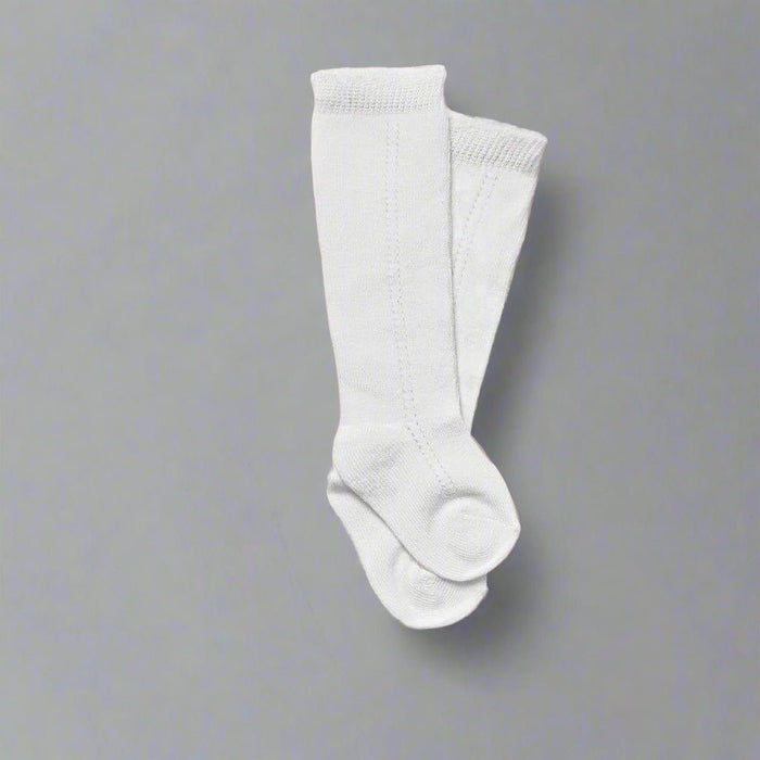 LLB Eyelet Knee High Socks (2 pairs in each order)