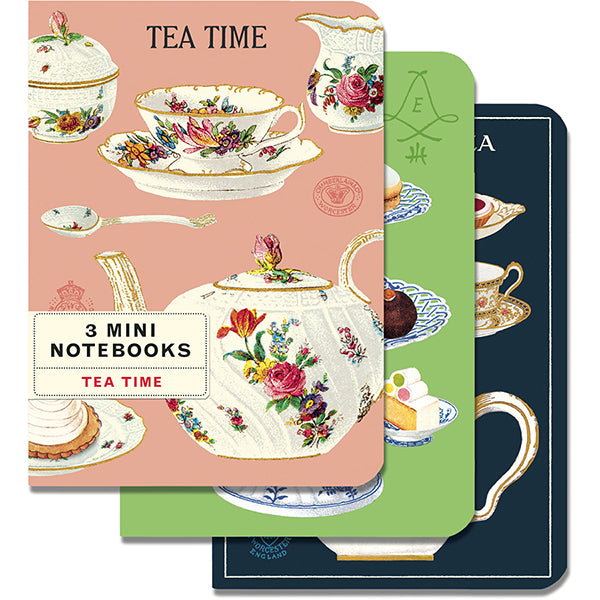 Tea Time 3 Notebooks