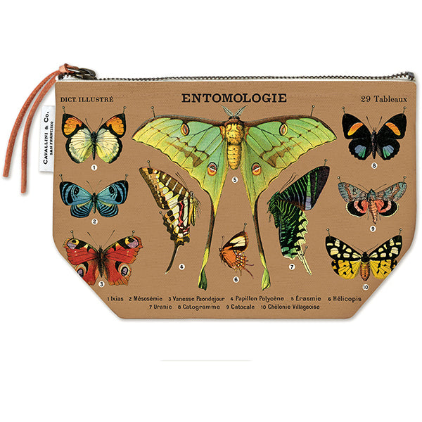 Entomology Vintage Pouch
