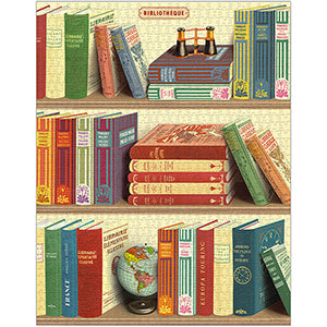 Library Books Vintage Puzzle