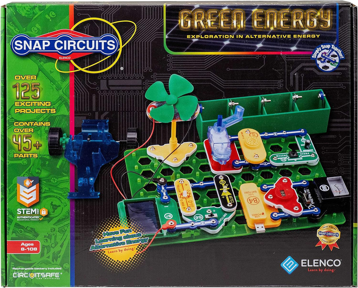 Snap Circuits Green - Explore Renewable Energy Concepts — Nature's