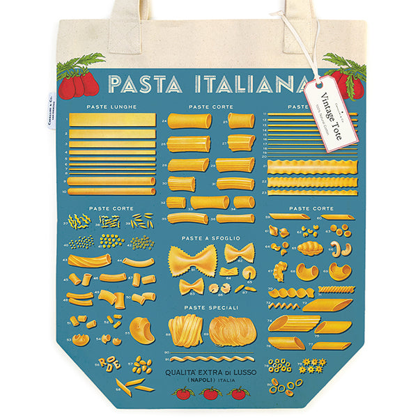 Pasta Vintage Tote Bag