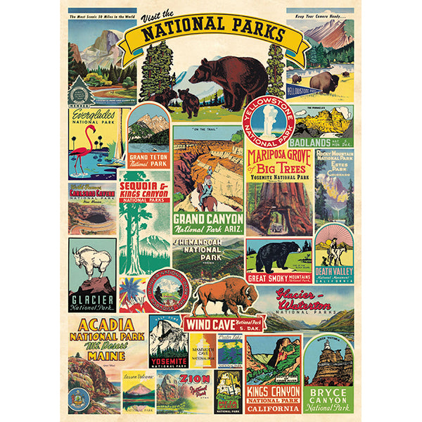 National Parks Vintage Poster