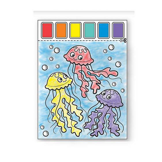 Ocean Paint w/Water Kids Art Pad