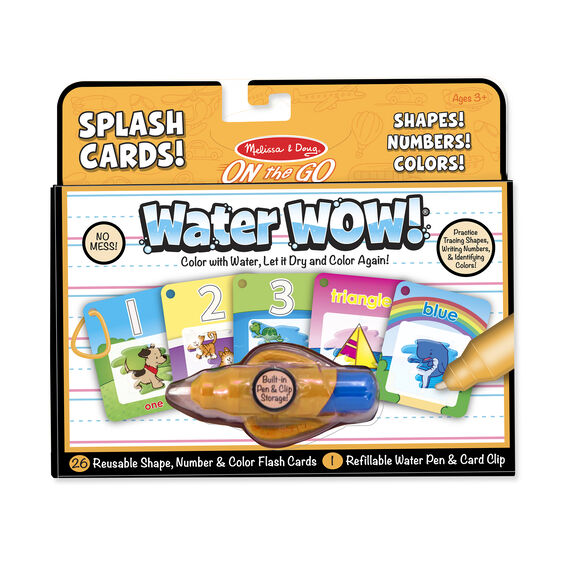 Water Wow! Number, Color, and Shape Cards