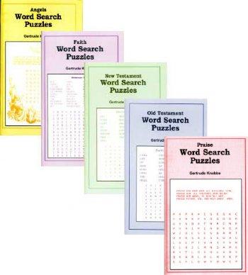 Set of 5 Word Search Puzzles