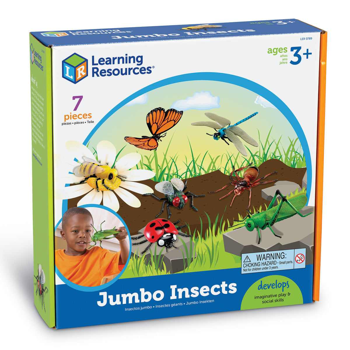 Insect Pattern Learning Toy Jumbo Insects - Realistic insect models for hands-on learning. — Nature ...